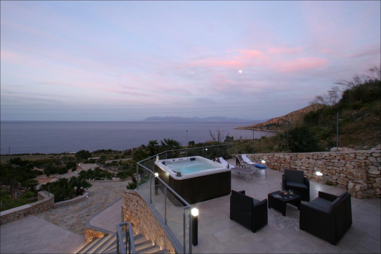 Villa Antonia - Vasca Idromassaggio Terrazza Vista Mare San Vito Lo Capo Ngoại thất bức ảnh