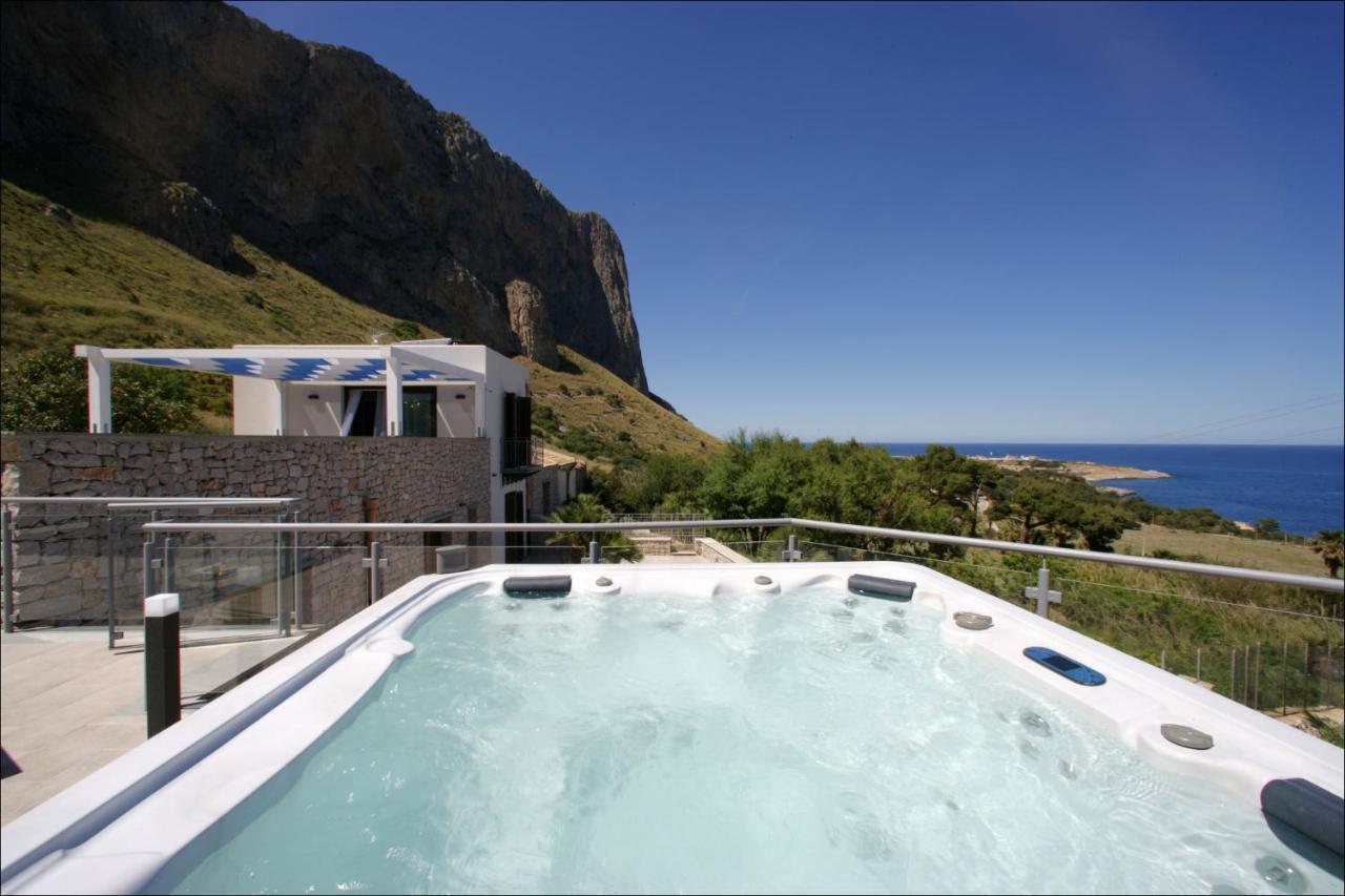 Villa Antonia - Vasca Idromassaggio Terrazza Vista Mare San Vito Lo Capo Ngoại thất bức ảnh