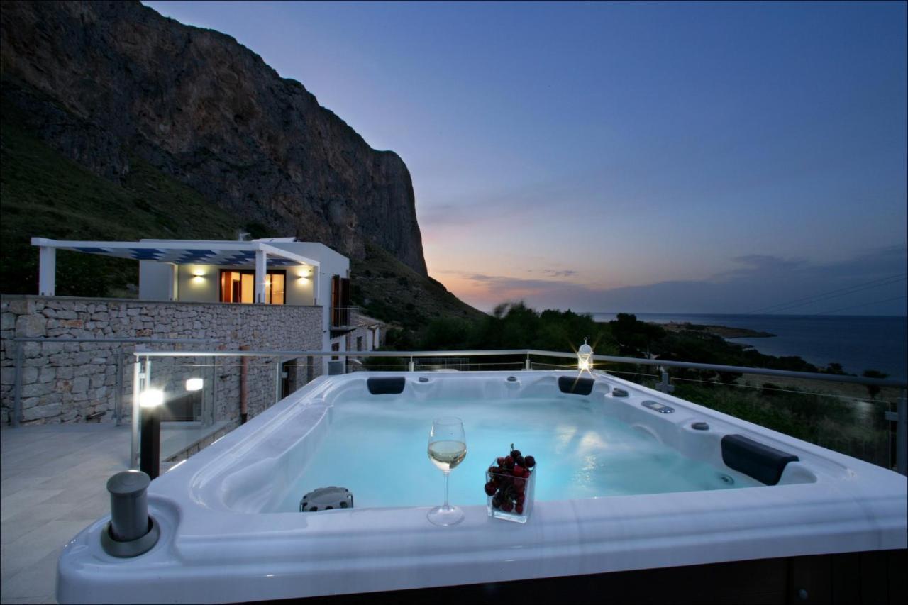 Villa Antonia - Vasca Idromassaggio Terrazza Vista Mare San Vito Lo Capo Ngoại thất bức ảnh