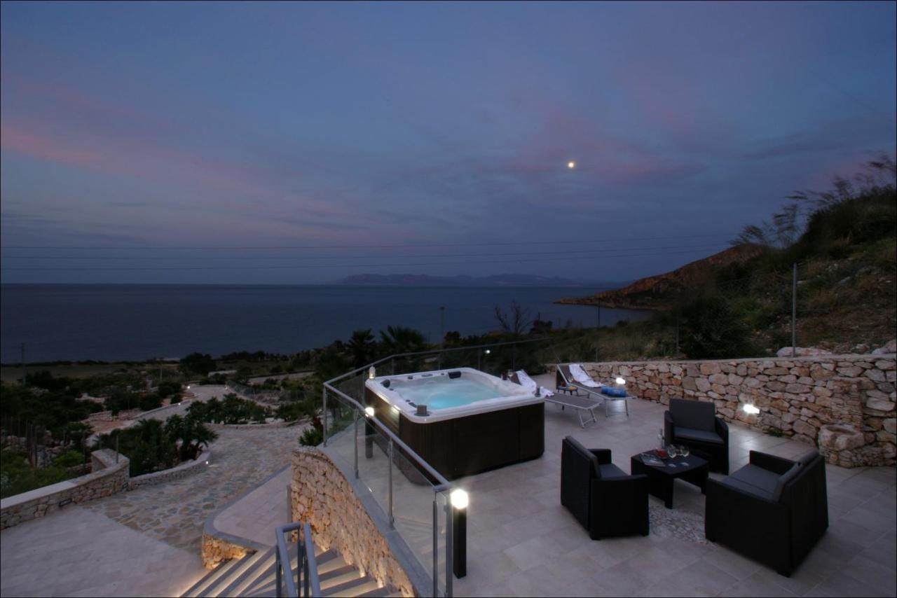 Villa Antonia - Vasca Idromassaggio Terrazza Vista Mare San Vito Lo Capo Ngoại thất bức ảnh