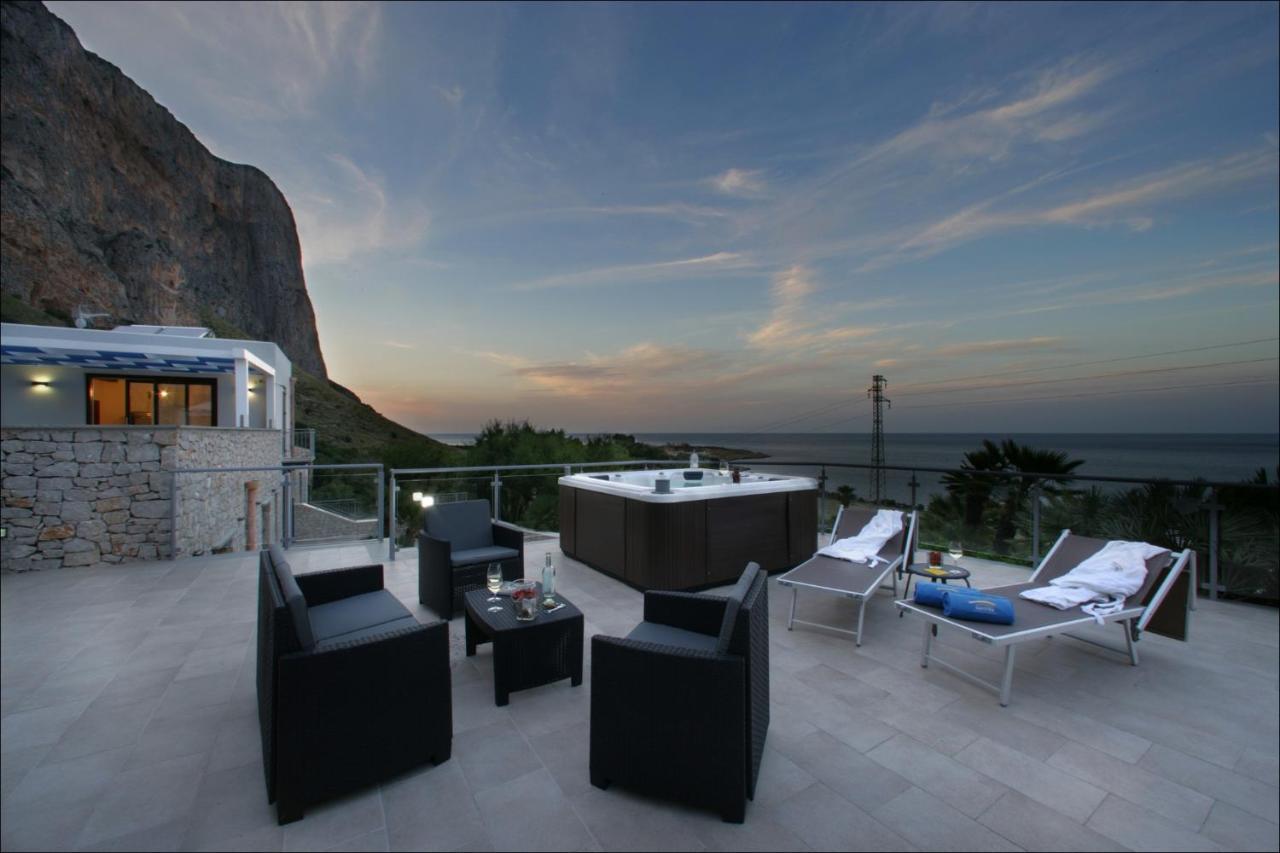Villa Antonia - Vasca Idromassaggio Terrazza Vista Mare San Vito Lo Capo Ngoại thất bức ảnh